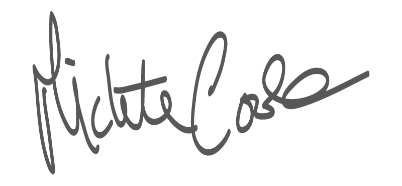 Unterschrift von Michèle Cooke